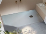 Receveur de douche, sur mesure, largeur 60 à 210 cm X 60 à 100 cm, Garantie 5 ans, résine pleine masse PN24 de couleurs, LIVRAISON RAPIDE, OFFERTE
